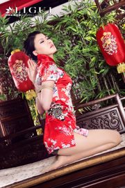 Người mẫu chân Yi Xuan "Nghệ thuật dây áo sườn xám" [Ligui Ligui] Đánh giá cổ điển