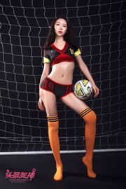 Meng Xinyue "Tema de la Copa del Mundo, Hot Girl" [Headline Goddess Toutiaogirls]